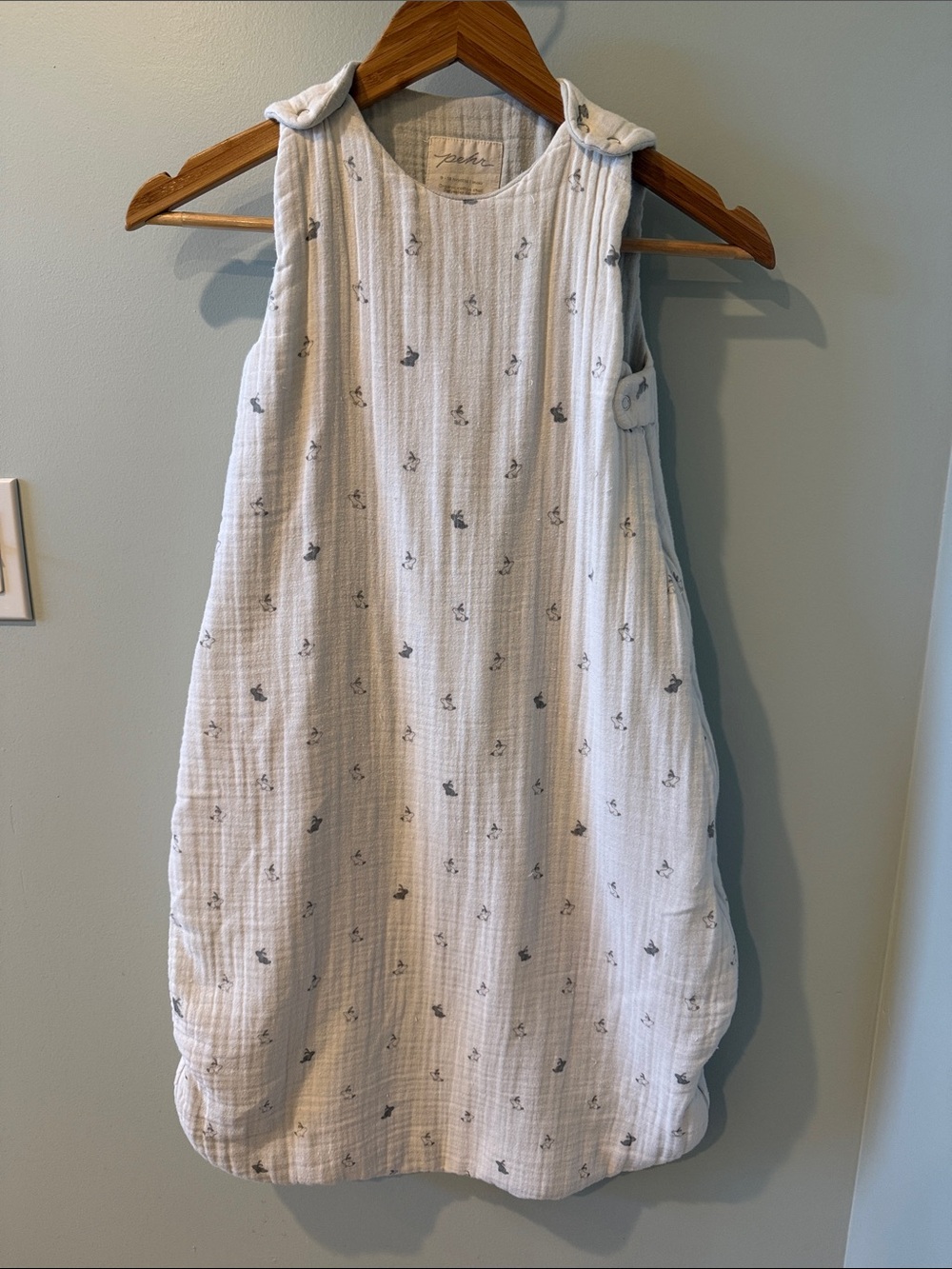 Pehr 9-18M 1.7 TOG Sleep Sack - bunny print
